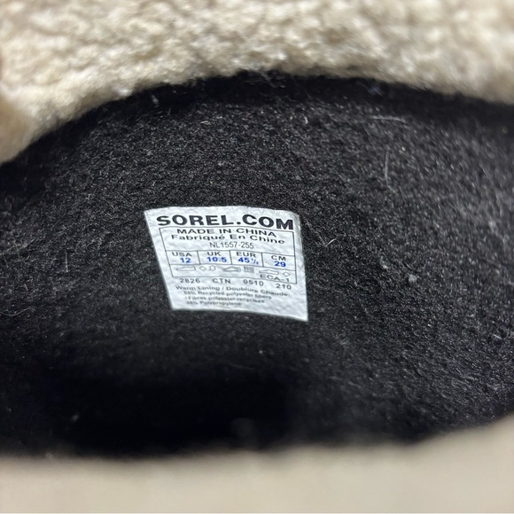 Sorel Women's Graphic Winter Boot Waterproof Size 12 NL1557-255 Brown Snow Lace - Picture 12 of 14